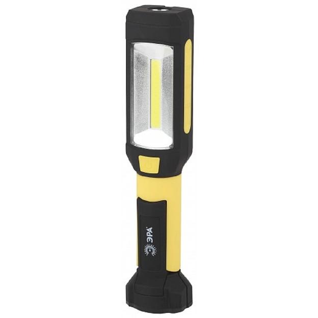 ЭРА Б0027823 Рабочий фонарь RB-801 серия "Практик" {6Вт COB светодиод, светильник 4Вт, 3xAAA в комплект не входят, крючок, магнит, клипса-прищепка} фото 1