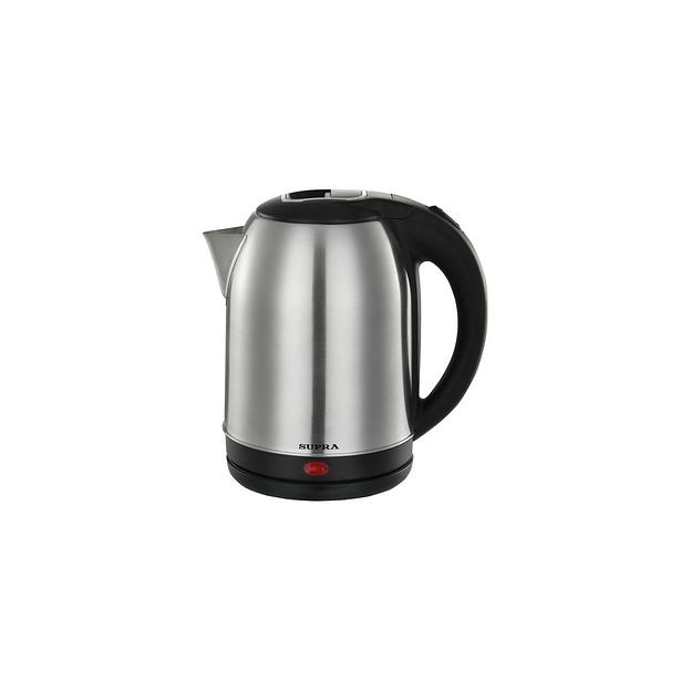 Чайник электрический Supra KES-1823, 1500Вт, серебристый и черный фото 1