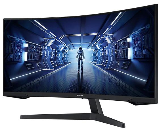 Монитор Samsung 34" C34G55TWWI черный VA LED 1ms 21:9 HDMI матовая 250cd 178гр/178гр 3440x1440 DisplayPort UWQHD 5.6кг фото 2