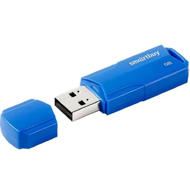 Smartbuy USB Drive 8GB CLUE Blue (SB8GBCLU-BU) UFD 2.0 фото 1