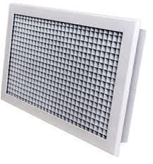 Решетка вентиляционная линейная двустворчатая SLG (СЛГ) 300*300 фото 3