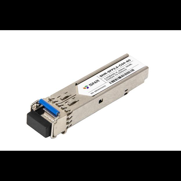 Модуль SFP 2.5G CWDM оптический, дальность до 80км (28dB), 1590нм фото 1