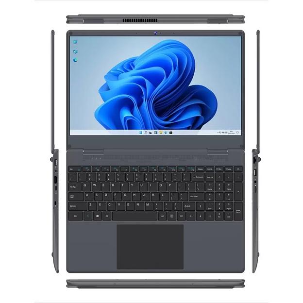 Ноутбук 15.6" IPS FHD HIPER WORKBOOK black (Core i3 1000NG4/16Gb/512Gb SSD/VGA int/W11Pro (U26-15FII3100R16S5WPG) фото 1