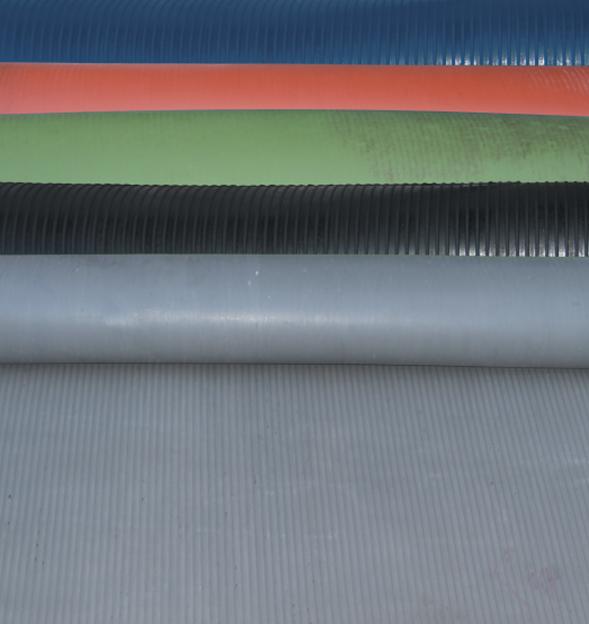 Напольное покрытие Sunstep «Мелкий рубчик» резиновое рифленое цветное 1,5 м фото 2