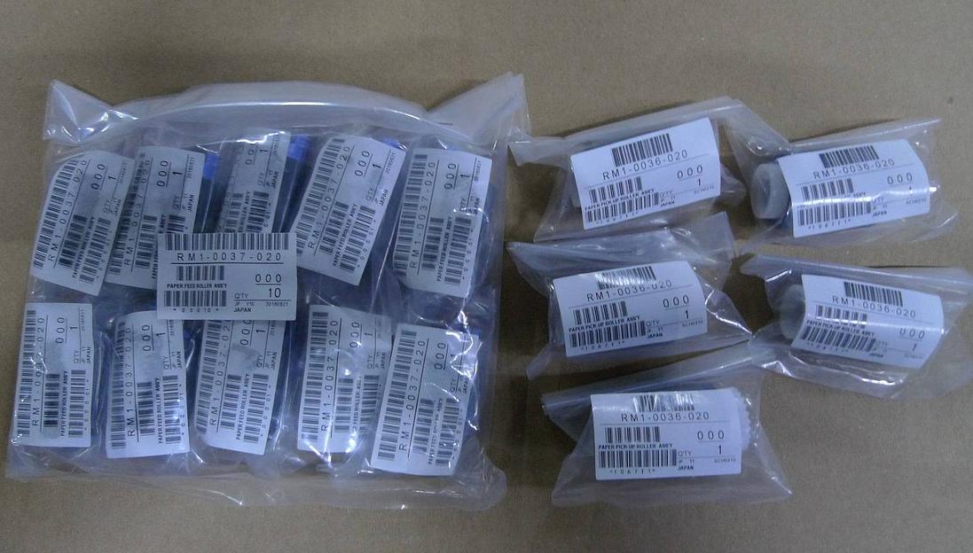 Комплект роликов (для лотков 2,3,4,5,6) HP LJ M604/M605 (10шт RM1-0037/RM1-4571 + 5шт RM1-0036) (RY7-5215/E6B67-67905) фото 4