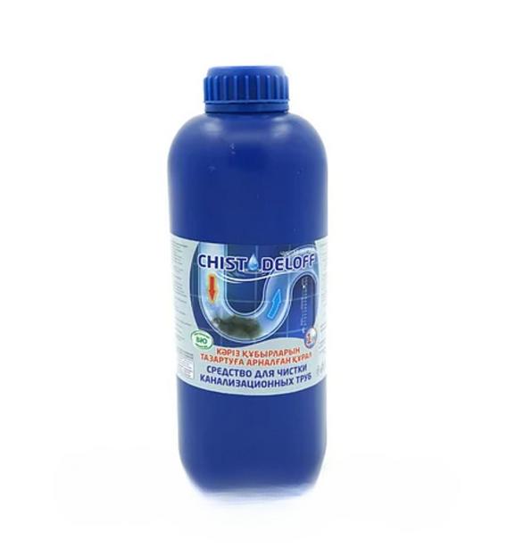 Средство для чистки канализационных труб Chistodeloff 1 л ОПТ фото 1
