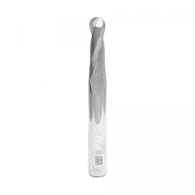 199.10.032.080.10R Фреза сферическая ITA VHM D=S=10 I=32 L=80 RH Z2 фото 1