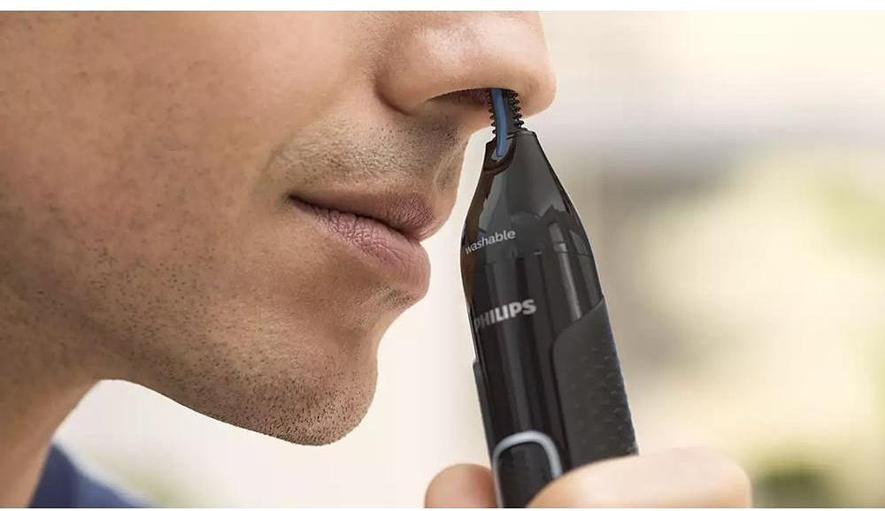 Триммер Philips NT5650/16 черный (насадок в компл:4шт) фото 2