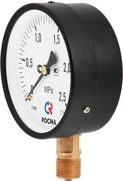Манометр общетехнический радиальный ТМ-510Р.00 0...1,6 МРа 1/2' кл.1.5 фото 2