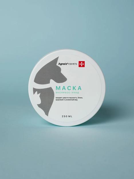 Маска для пышности шерсти Agree’s FOR PETS для животных 250 мл, опт фото 1