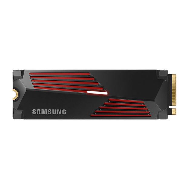 Тведотельный накопитель SSD M.2 (PCI-E NVMe 2.0 Gen 4.0 x4) 4Tb Samsung 990 PRO (R7450/W6900MB/s) with Heatsink, 1year (MZ-V9P4T0CW) фото 1