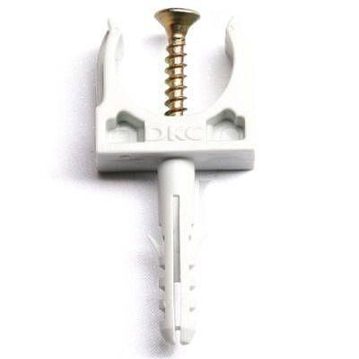 Держатель для труб 32 мм с защелкой и дюбелем фото 1