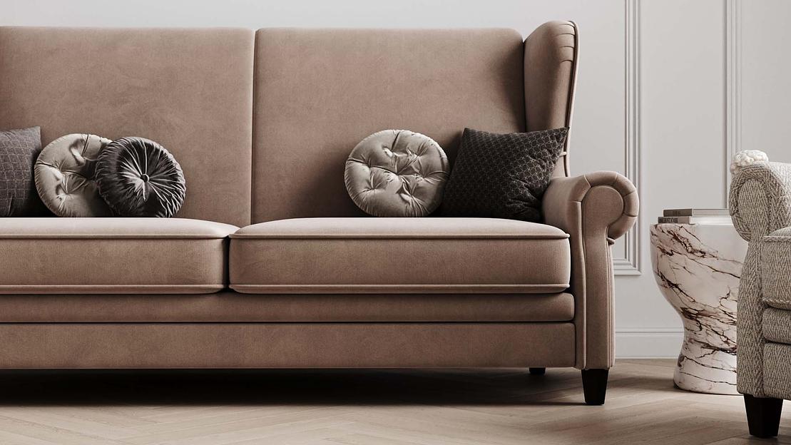 Прямой диван «Oliver» 1470×900×1040мм ОПТ фото 3