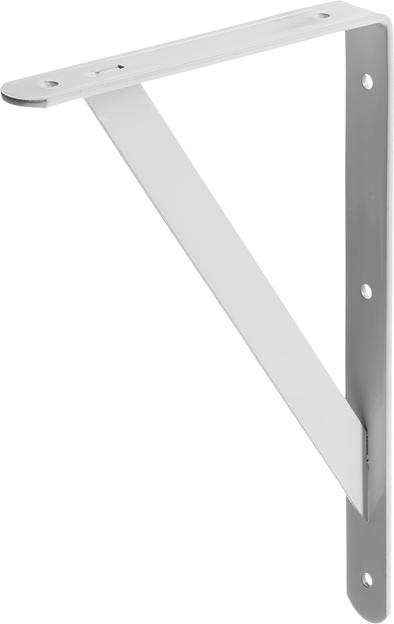 STAYER 300 х 200 х 30 х 4 мм, белый, усиленный уголок-кронштейн (37422-1) фото 1
