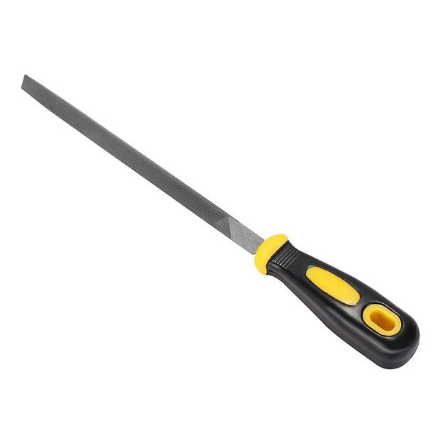 Набор напильников Deli DL352085 5шт Инструментальная сталь T12. Обрезиненная пластиковая рукоятка. фото 3