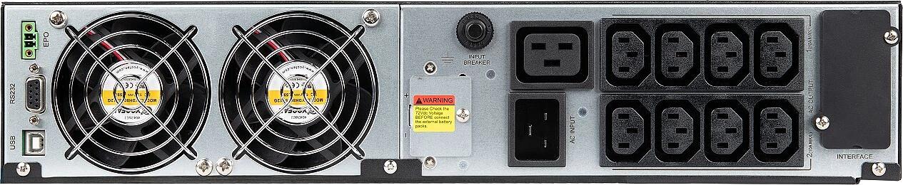 Источник бесперебойного питания Smartwatt SUPREME IEC 2kVA L 2000Вт 2000ВА черный фото 3