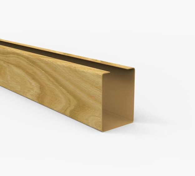 Комплект реечного потолка 20м2 (в цвете дерева) фото 1