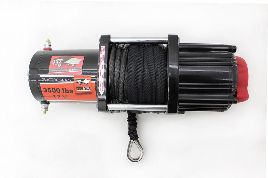 Лебедка для квадроцикла 12В 3500 lbs синтетика ОПТ фото 5