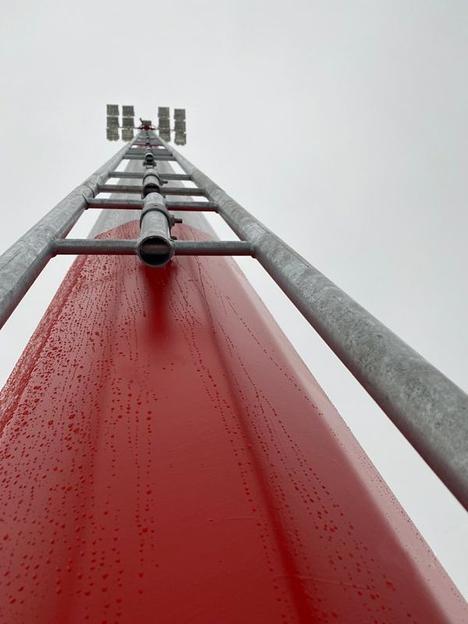 Мачта одностороннего освещения с мобильной короной системы «Парус» фото 2