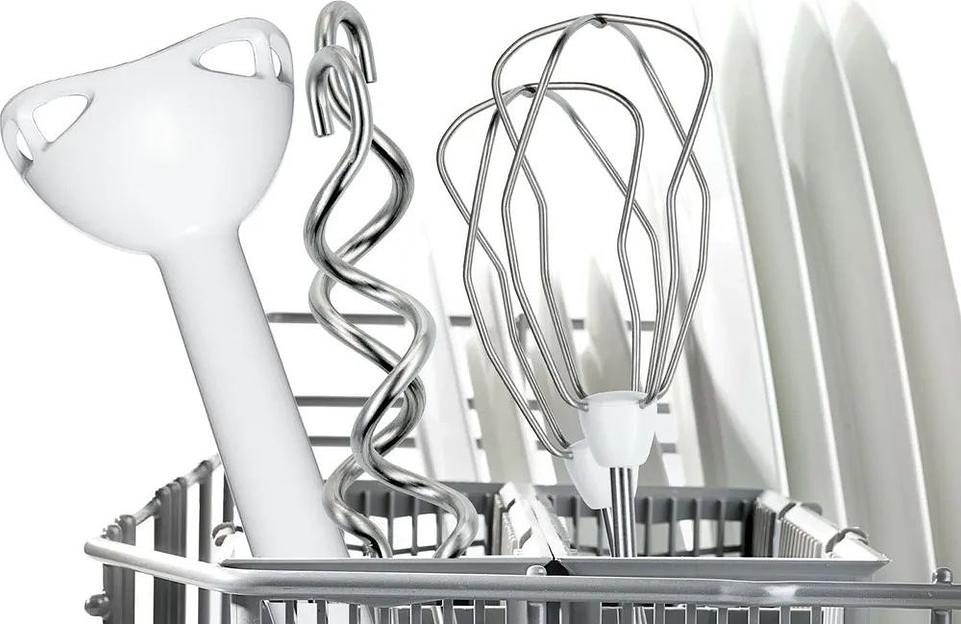 Миксер ручной Bosch MFQ36440 450Вт белый/серый фото 5