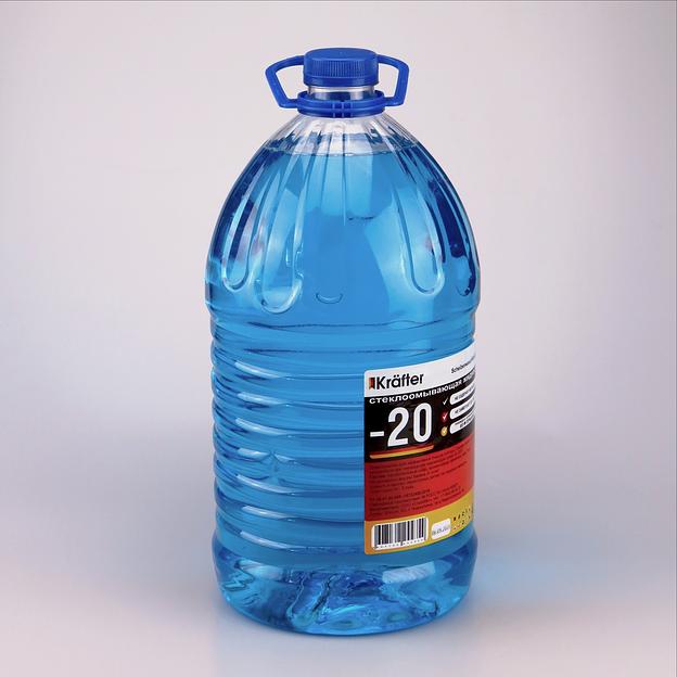 Жидкость стеклоомывающая зимняя "KRAFTER FURTH - 20" ПЭТ 4 л фото 2