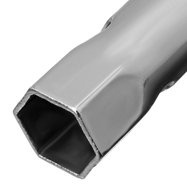 Набор ключей трубчатых торцевых, 8-17 мм, вороток, оцинкованные, 6 шт. фото 3