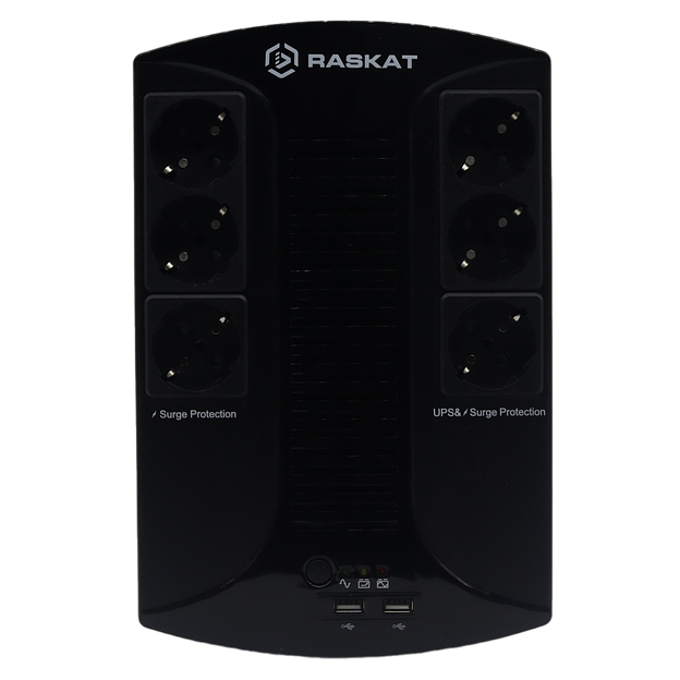 Источник бесперебойного питания (ИБП) Raskat VS-850VA 850VA, 510Вт, 6хCEE 7 фото 2