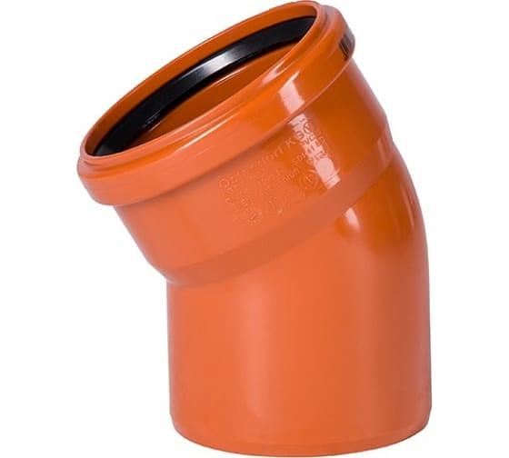 Отвод наружной канализации 110х30 град. фото 1