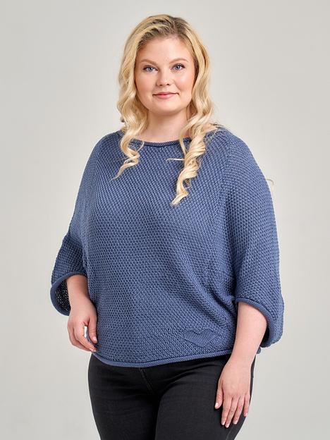 Кардиган Аванта синий 44-52, 54-62 ОПТ фото 1