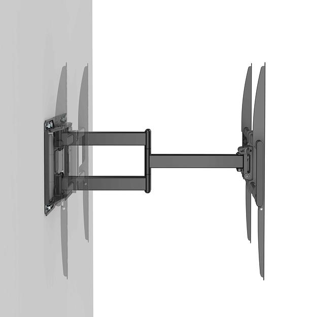 Кронштейн для телевизора Ultramounts UM968 черный 43"-105" макс.50кг настенный поворот и наклон фото 6