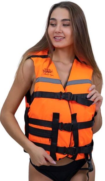 Жилет Таймень спасательный стандартный размер: XXL (54-56), цвет: оранжевый фото 3