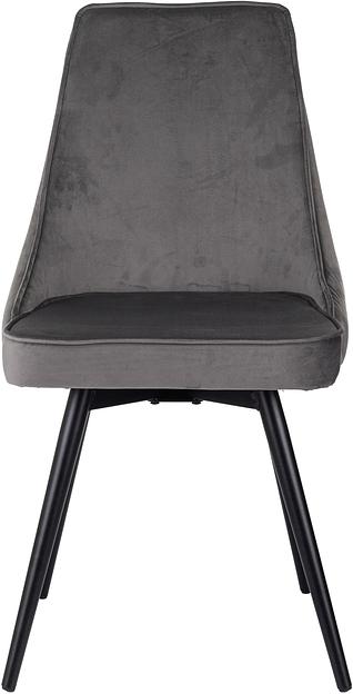 Стул для дома Бюрократ CH-K4_SP_2 с повор.мех. комплект 2шт т.серый Holland 18 металл черный на ножках (CH-K4_1/SP/HL18_2) фото 3