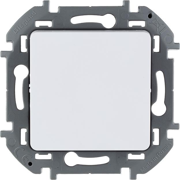 Legrand 673690 Переключатель без фиксации (кнопка) с Н.О./Н.З. контактом - INSPIRIA - 6 A - 250 В~ - белый фото 1