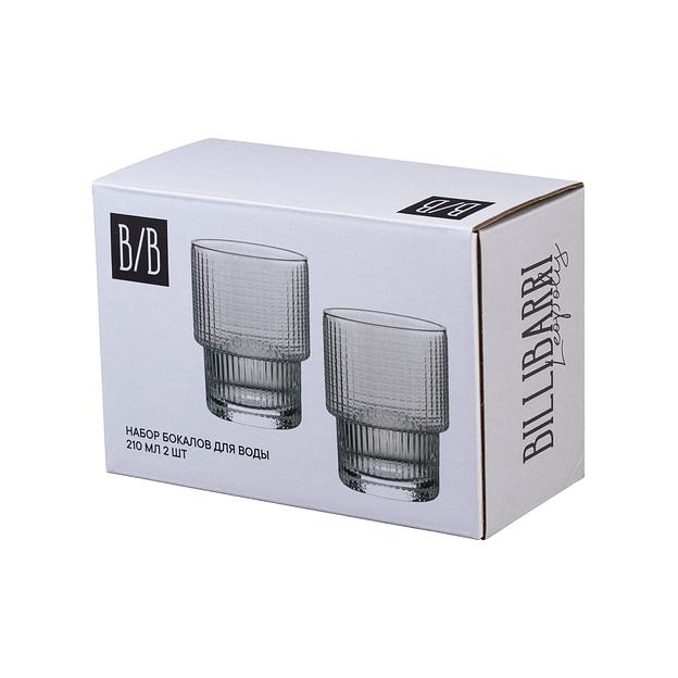 Набор бокалов для воды Billibarri «Leopolis» 210 мл, 2 шт ОПТ фото 3