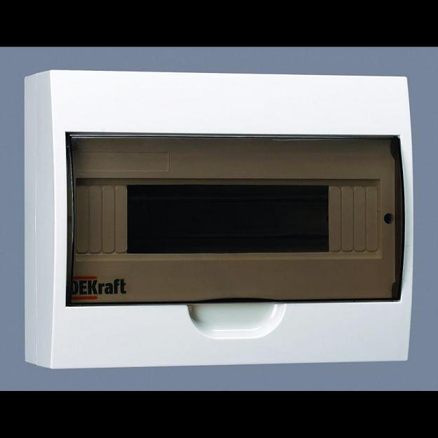 Корпус навесной ЩРН-П-12 12мод. IP41 пластик. DEKraft 31011DEK фото 1