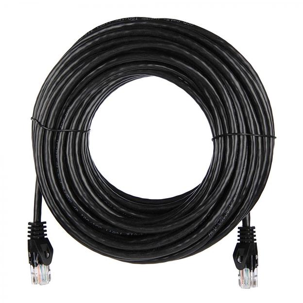 Кабель ACD Патч-корд ACD-LPU5C-15M |ACD-LPU5C-15M| Cat5e UTP 24AWG 4Pair, 7/0.18мм CU Черный, 15м, (741845) фото 1