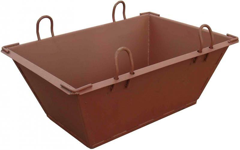 Ящик растворный ЯР, 0,25 м3, 1250х750х400 мм, 2мм фото 1