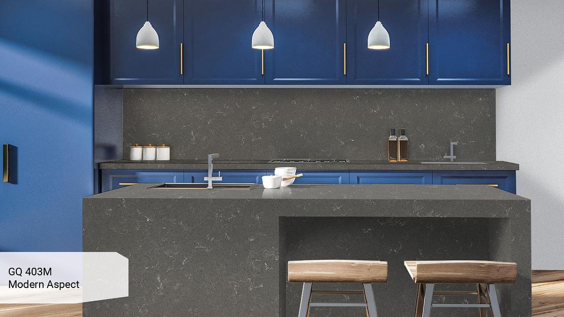 Кварцевый камень Grandex quartz «GQ 403M Modern Aspect» ОПТ фото 4