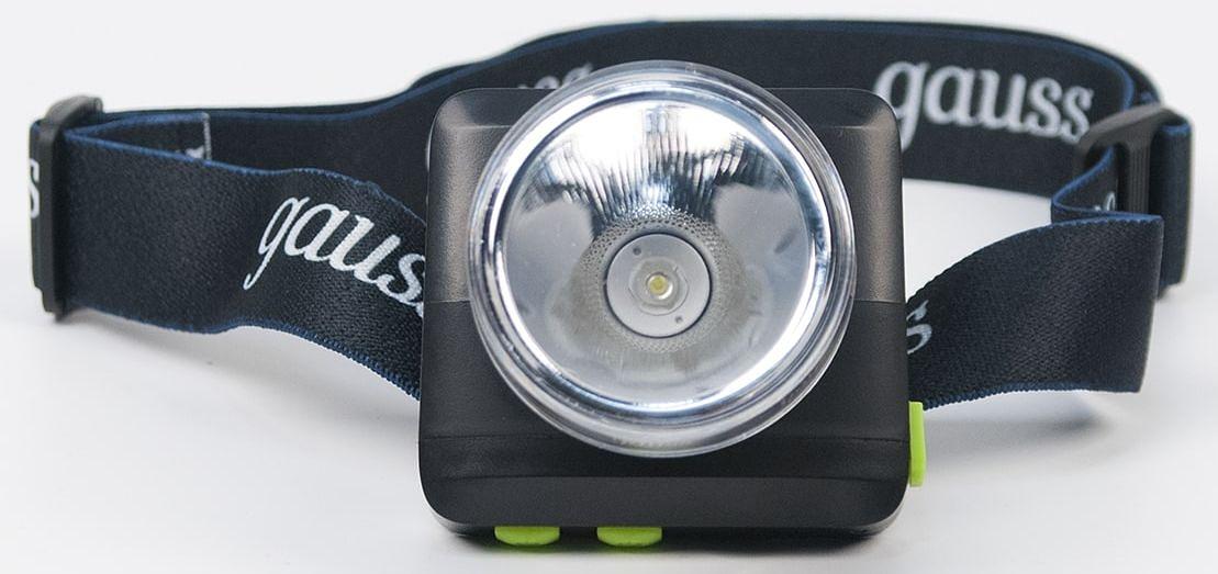 Фонарь налобный Gauss GFL401 черный 5Вт лам.:светодиод. (GF401) фото 3