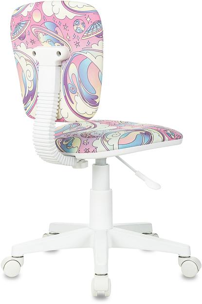 Кресло детское Бюрократ CH-W204NX мультиколор луна розовая крестов. пластик пластик белый фото 4