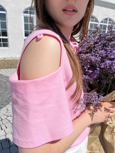 Футболка-поло с разрезами фото 4