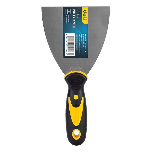 Отделочный инструмент Deli Шпатель Deli DL-HD4 210*100мм, нержавеющая сталь фото 1