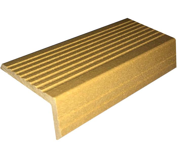 Уголок декоративный из ДПК 70х30х3000 мм Серый фото 4