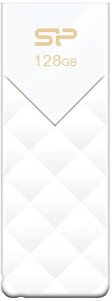 Флеш Диск Silicon Power 128Gb Blaze B03 SP128GBUF3B03V1W USB3.1 белый фото 1