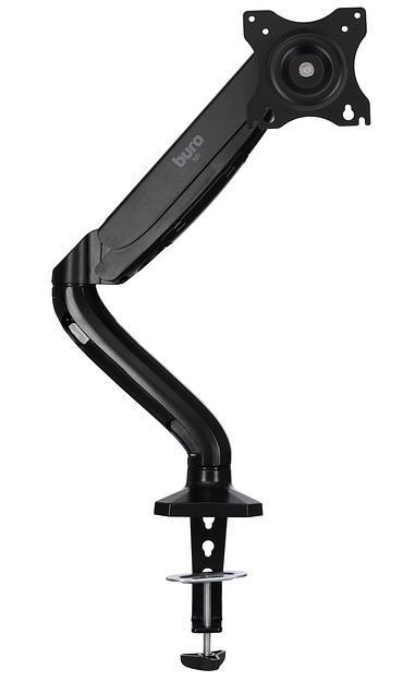 Кронштейн для мониторов ЖК Buro M1 черный 15"-32" макс.9кг крепление к столешнице поворот и наклон фото 1