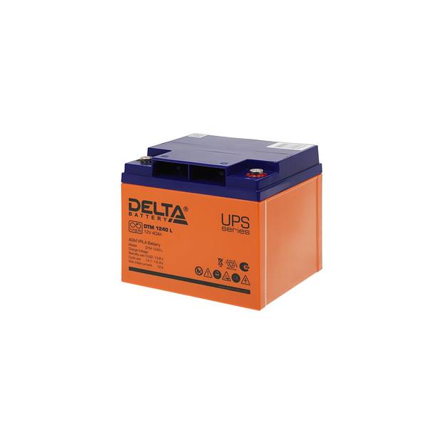Аккумуляторная батарея Delta DTM 1240 L для ИБП 12В, 40Ач фото 1