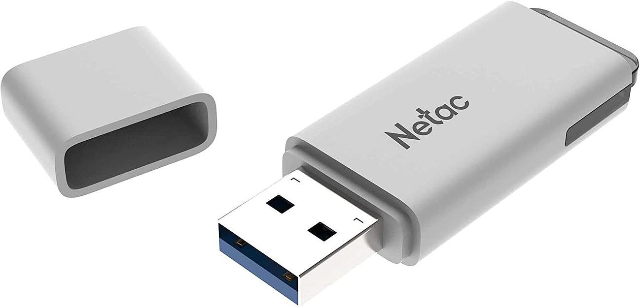 Флеш Диск Netac 8Gb U185 NT03U185N-008G-20WH USB2.0 белый фото 5