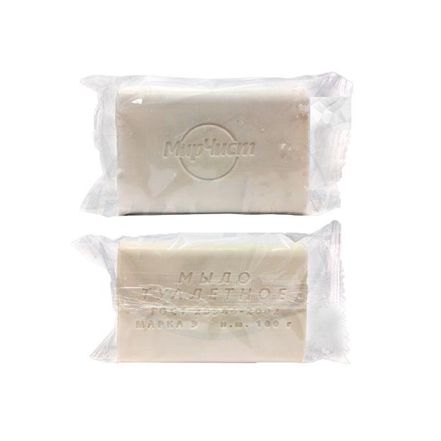 Мыло штампованное Экстра «МирЧист» в обертке, Опт фото 1
