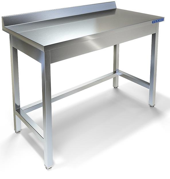 Стол разделочный производственный борт, каркас труба, обвязка для профессиональной кухни СПП-932/1708 (1700x800x850 мм) фото 1