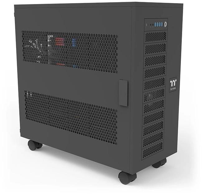 Корпус Thermaltake AX700 черный без БП XL-ATX 18x120mm 18x140mm 2x200mm 4xUSB3.0 audio bott PSU фото 1